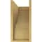 Ekena Millwork 9"W x 18"D x 18"H Classic Garner Rough Cedar Woodgrain TimberThane Corbel, Primed Tan CORUR09X18X18GARRCPR - alternate 2